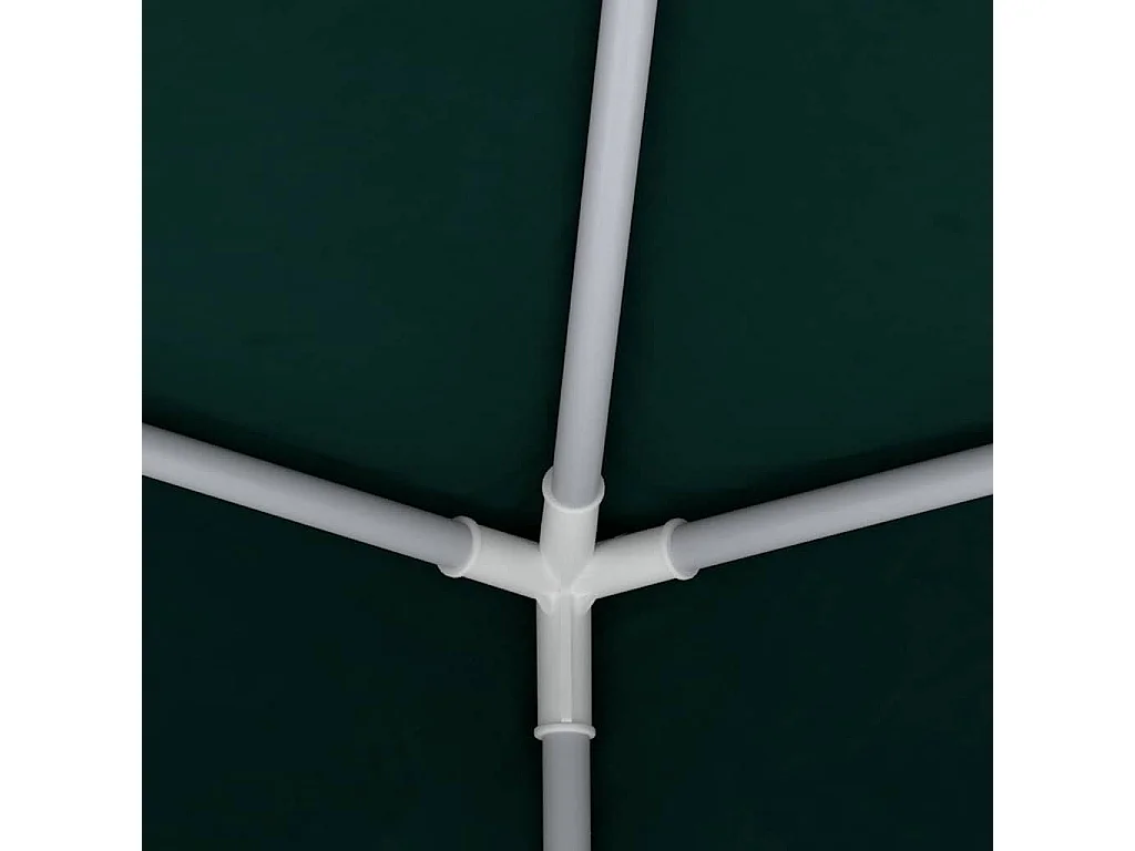 Tenda per feste verde 4x4m 90gsm e pareti laterali