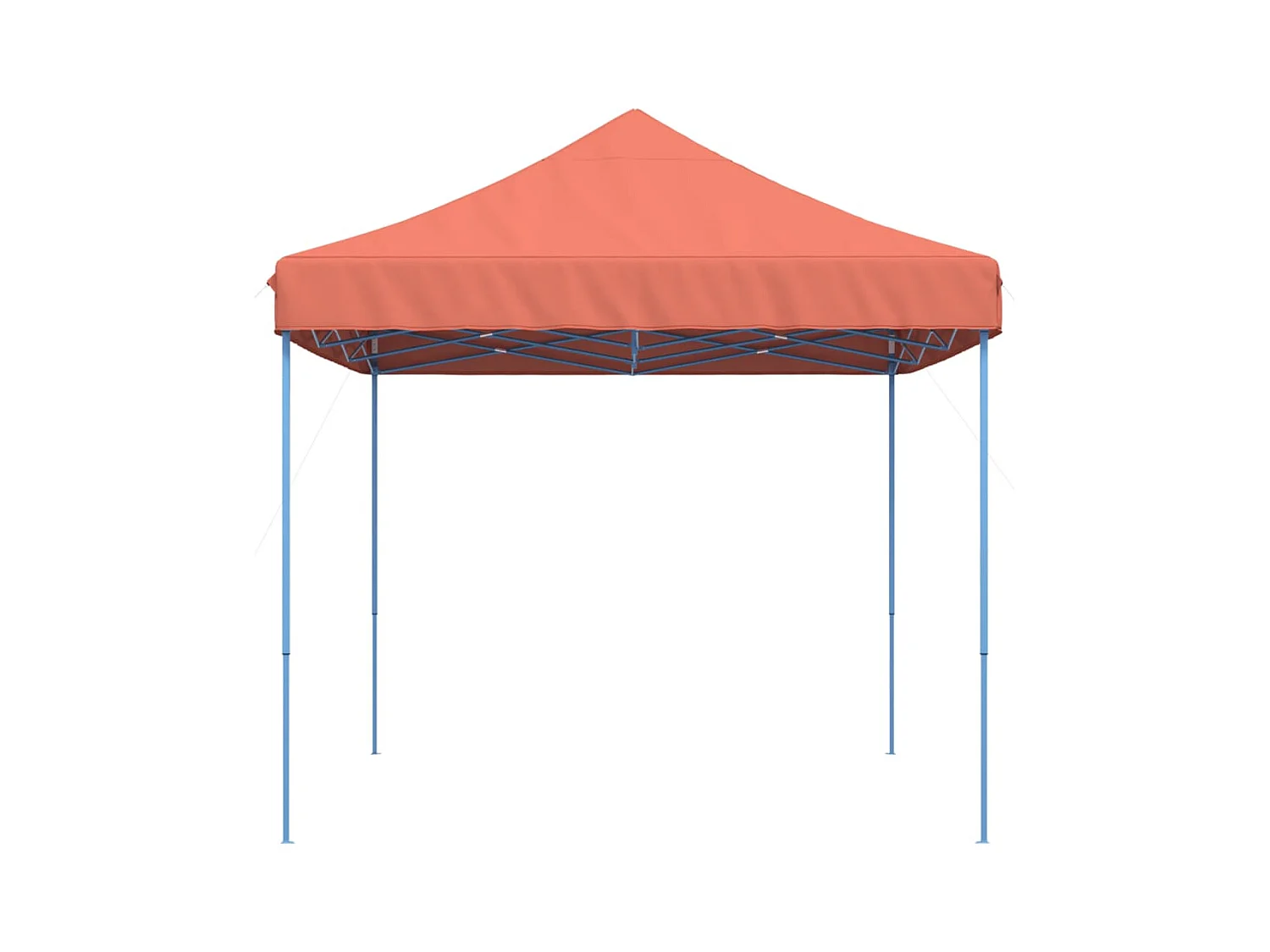 Tenda da ricevimento pieghevole retrattile in terracotta 440x292x315 cm