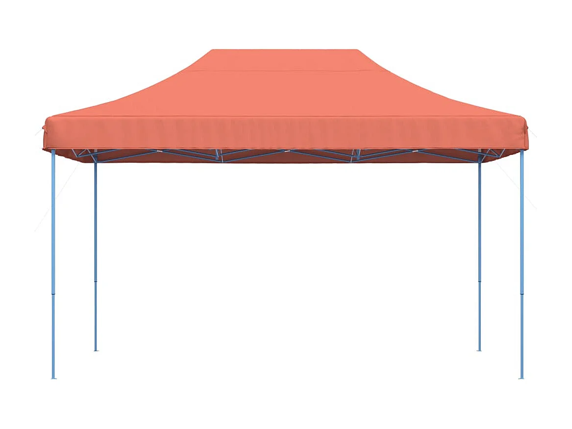 Tenda da ricevimento pieghevole retrattile in terracotta 440x292x315 cm