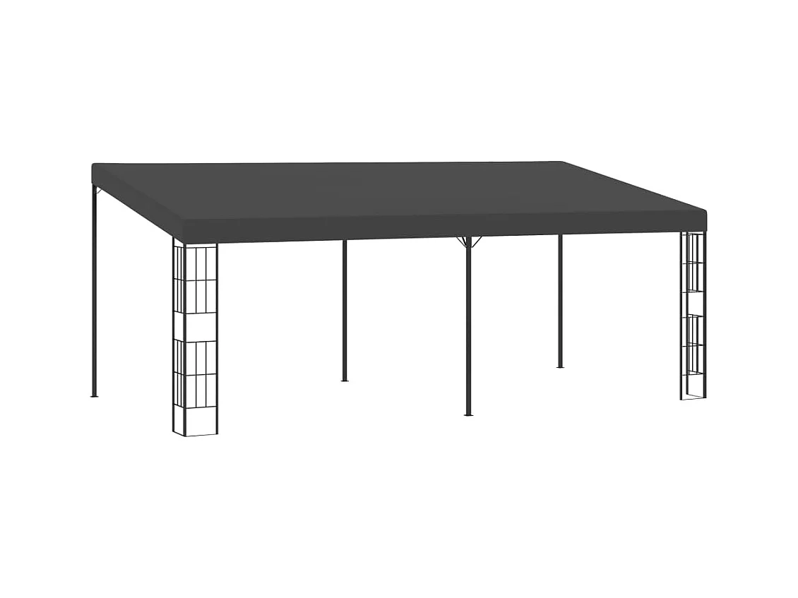 Belvédère mural 3x6 m Anthracite Tissu