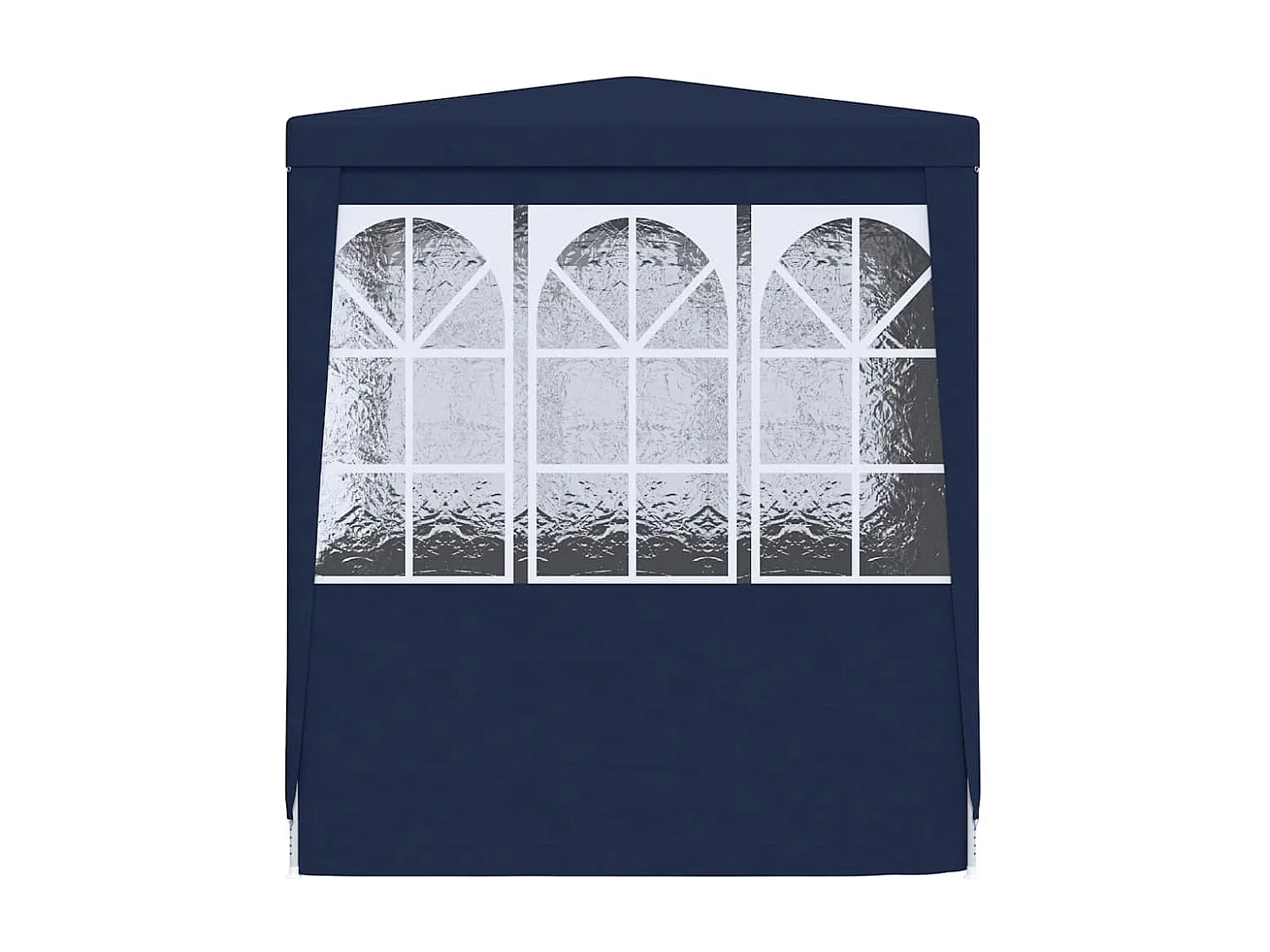 Carpa de recepción con paredes laterales 2x2 m Azul 90 g/m²