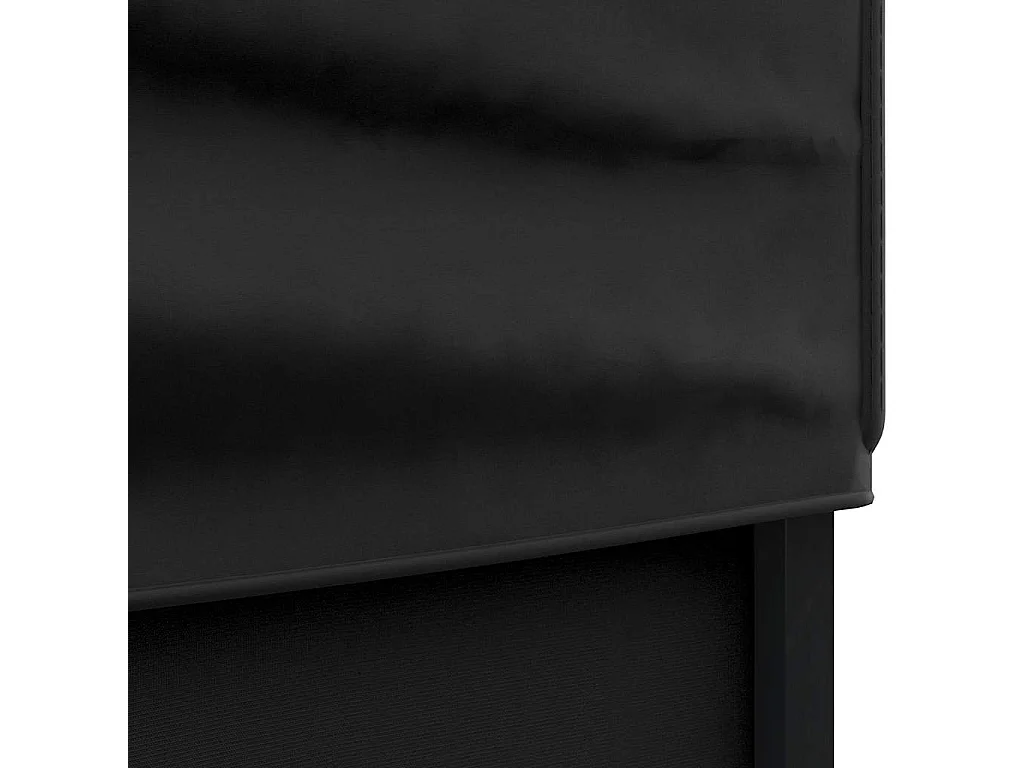 Carpa de recepción plegable con paredes Negra 3x3 m