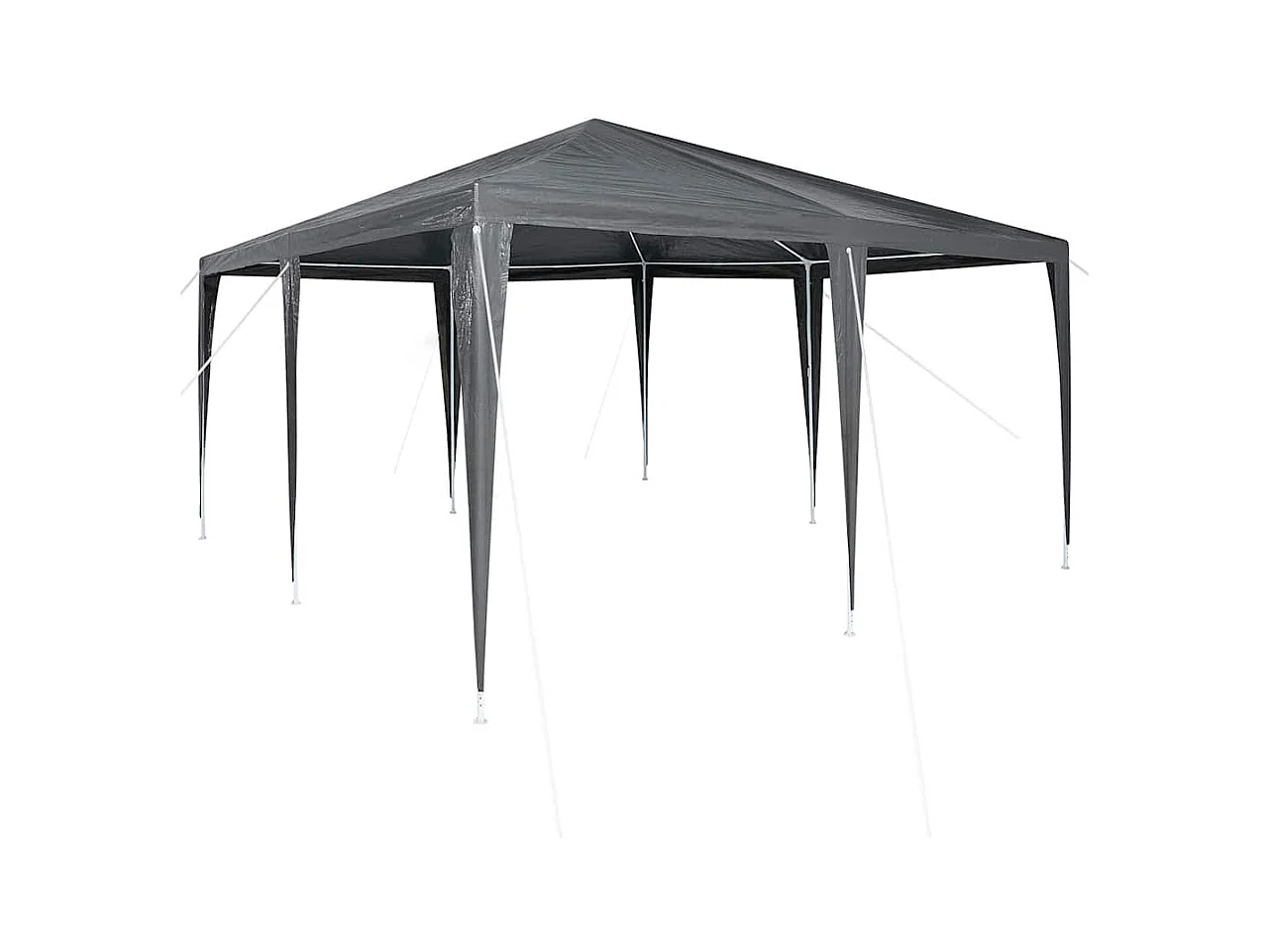 Carpa para fiestas Antracita y blanca 400 x 400 x 266 cm