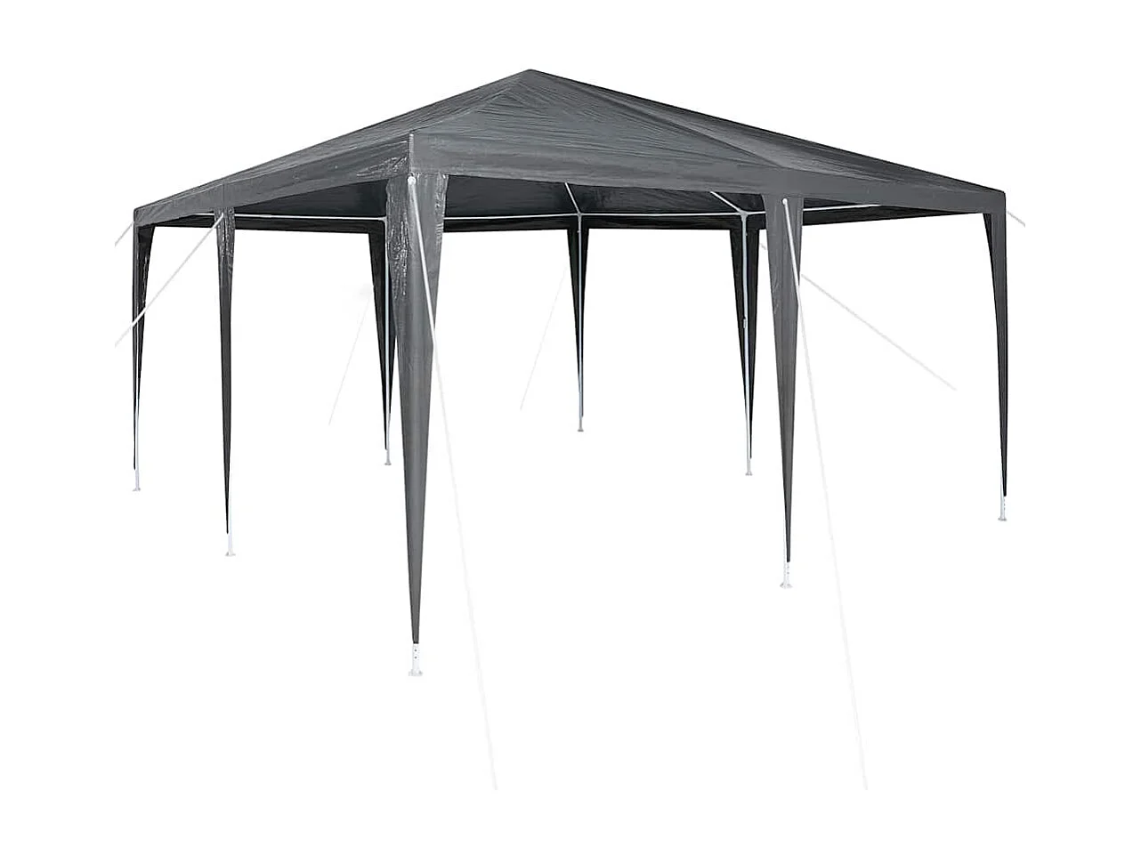 Tente de fête Anthracite et blanc 400 x 400 x 266 cm