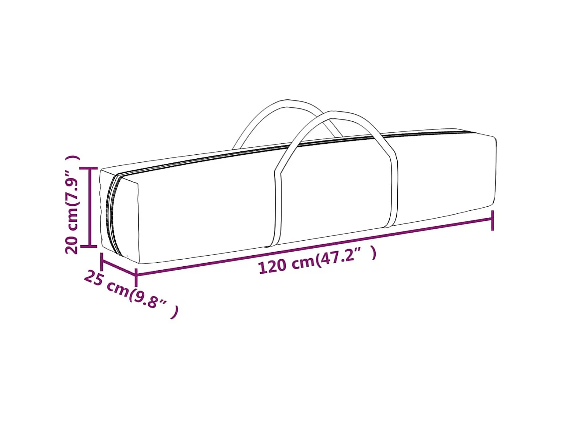 Tenda pieghevole rossa per ricevimenti 2x2 m