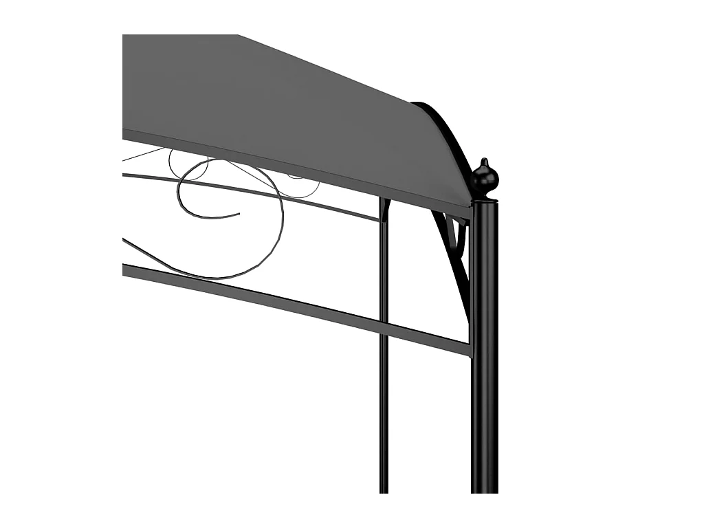 Belvedere 3x3x2,65 m Antracita 180 g/m²
