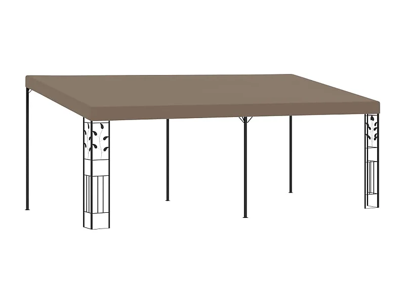 Belvédère mural 6x3x2,5 m Taupe