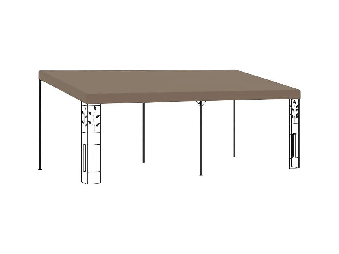 Belvédère mural 6x3x2,5 m Taupe