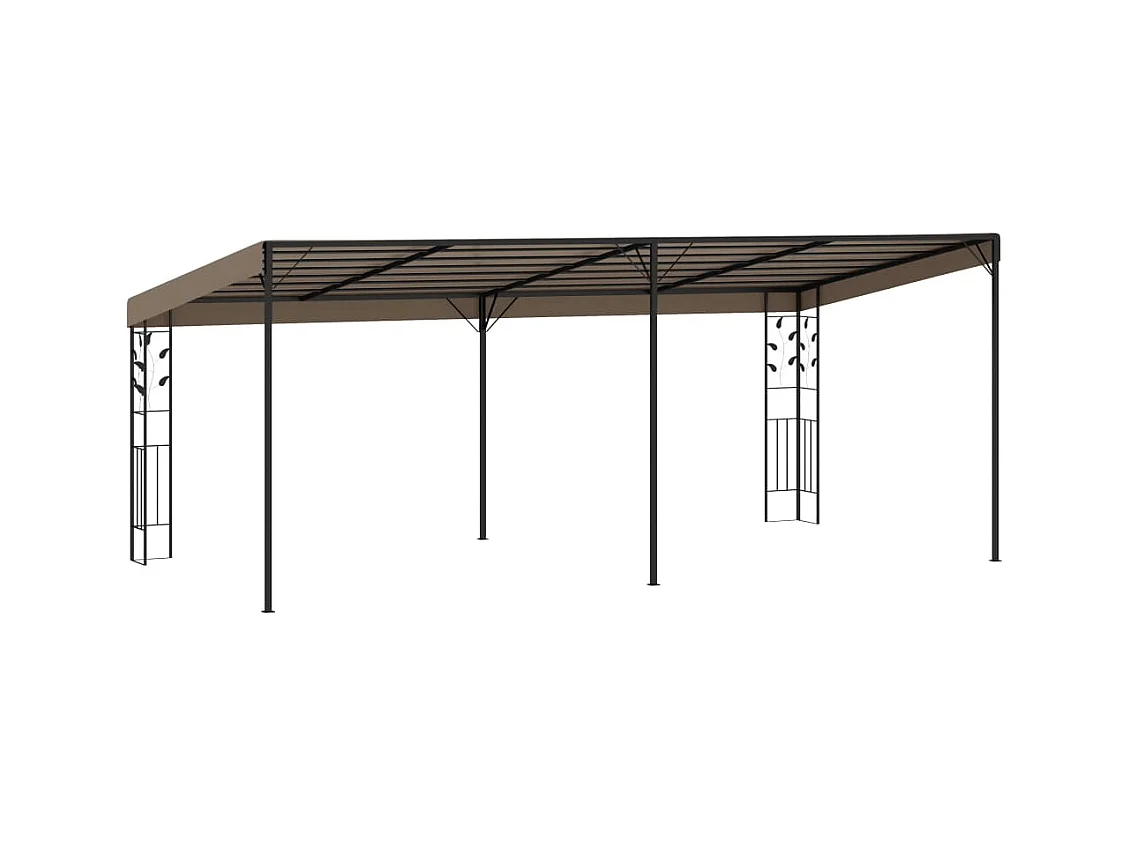 Belvédère mural 6x3x2,5 m Taupe