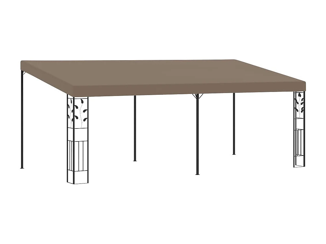 Belvédère mural 6x3x2,5 m Taupe