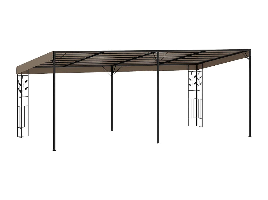 Belvédère mural 6x3x2,5 m Taupe