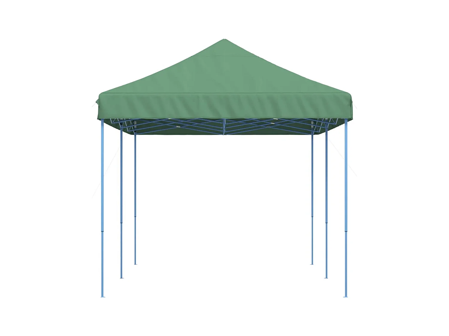 Tenda pieghevole pop-up verde per ricevimenti 580x292x315 cm