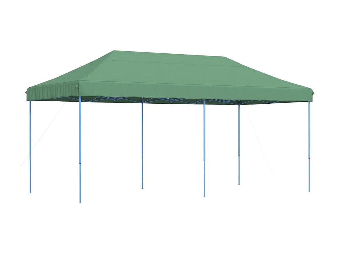 Carpa de recepción plegable verde 580x292x315 cm