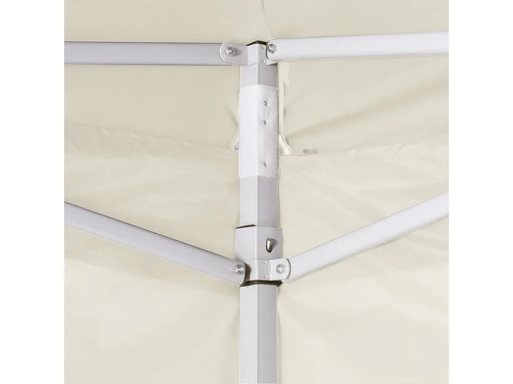 Tienda plegable de 4 paredes Crema 3 x 3 m