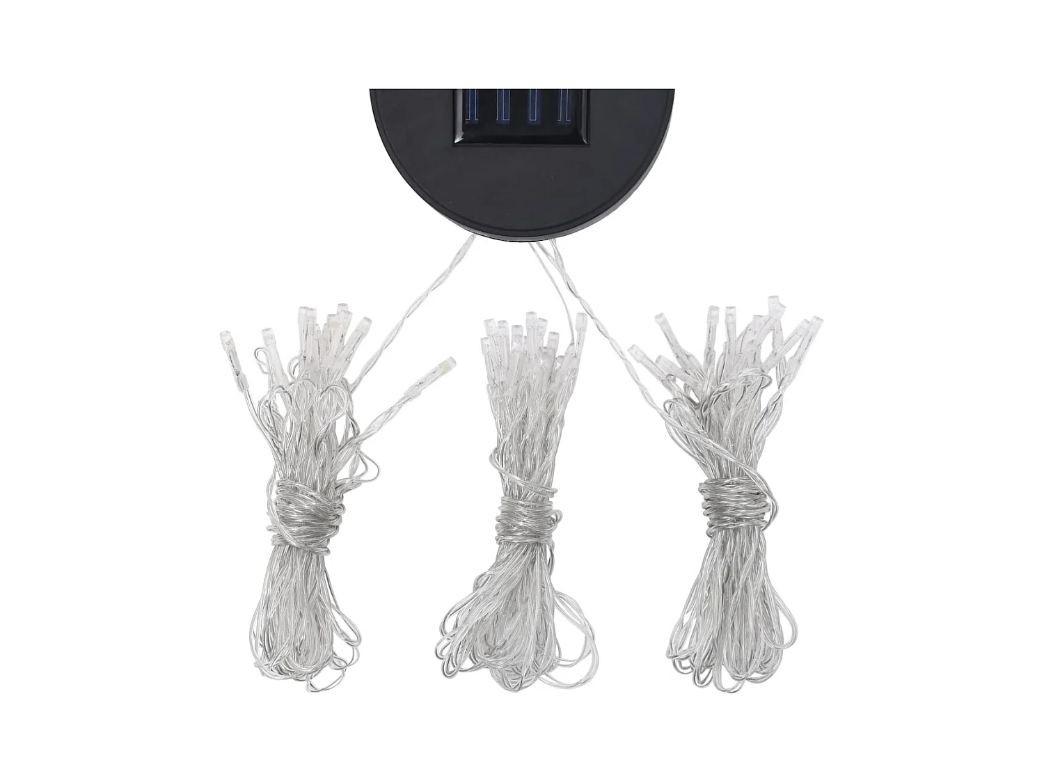 Tonnelle avec double toit et lumières LED 3x3x2,7 m Taupe