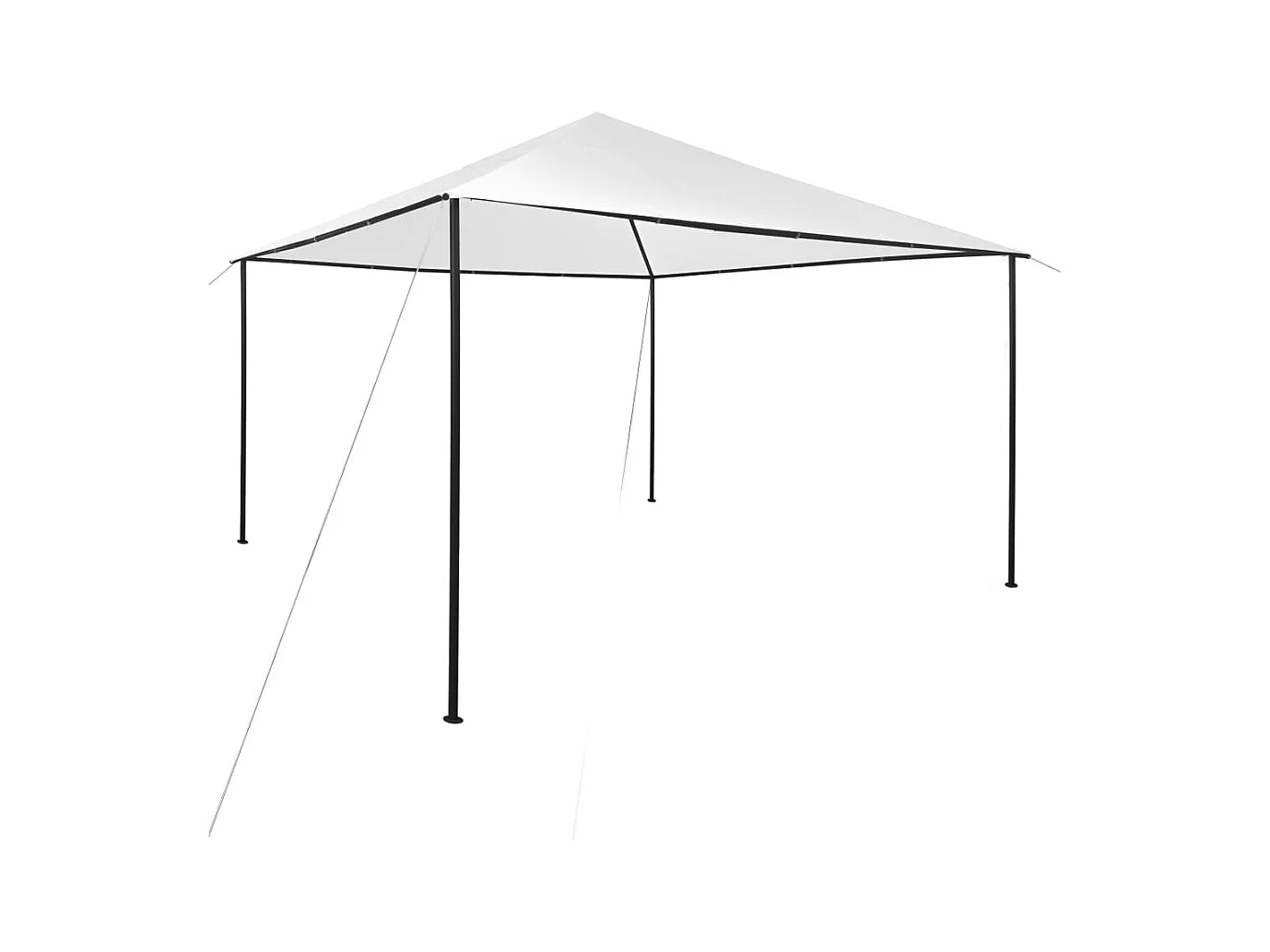 Cenador 4x4x3 m Blanco 180 g/m²