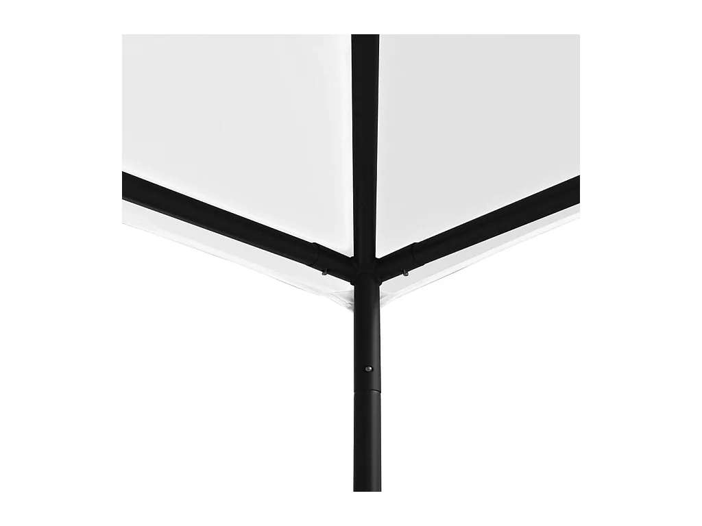 Cenador 4x4x3 m Blanco 180 g/m²