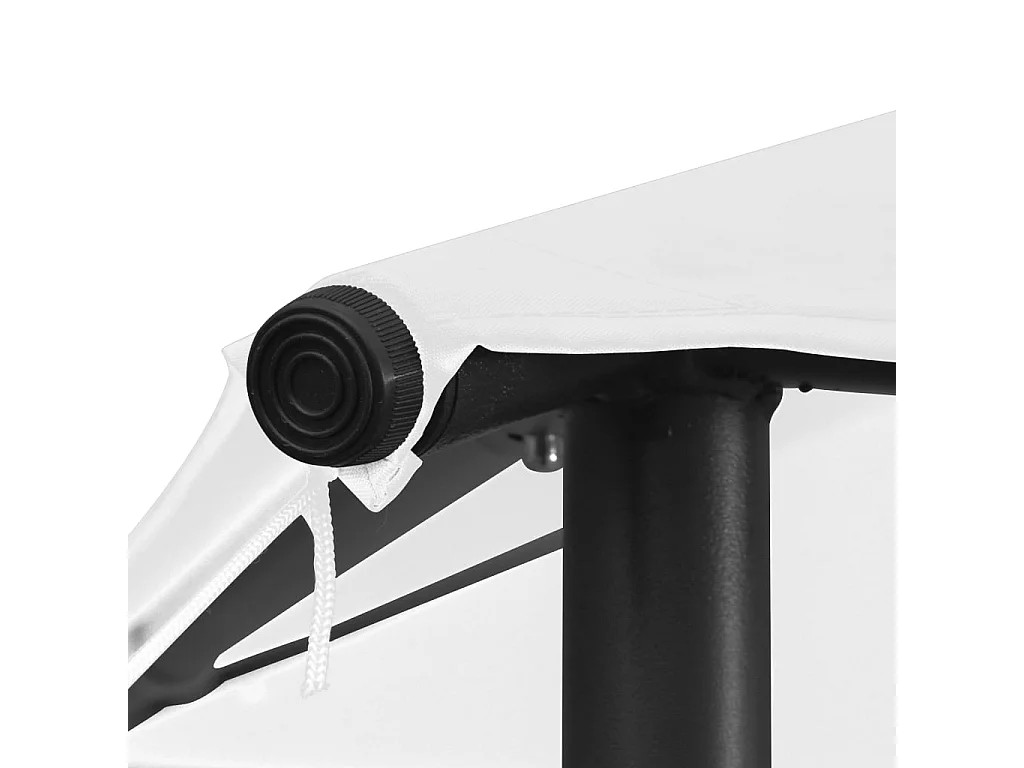 Gazebo 4x4x3 m Bianco 180 g/m²