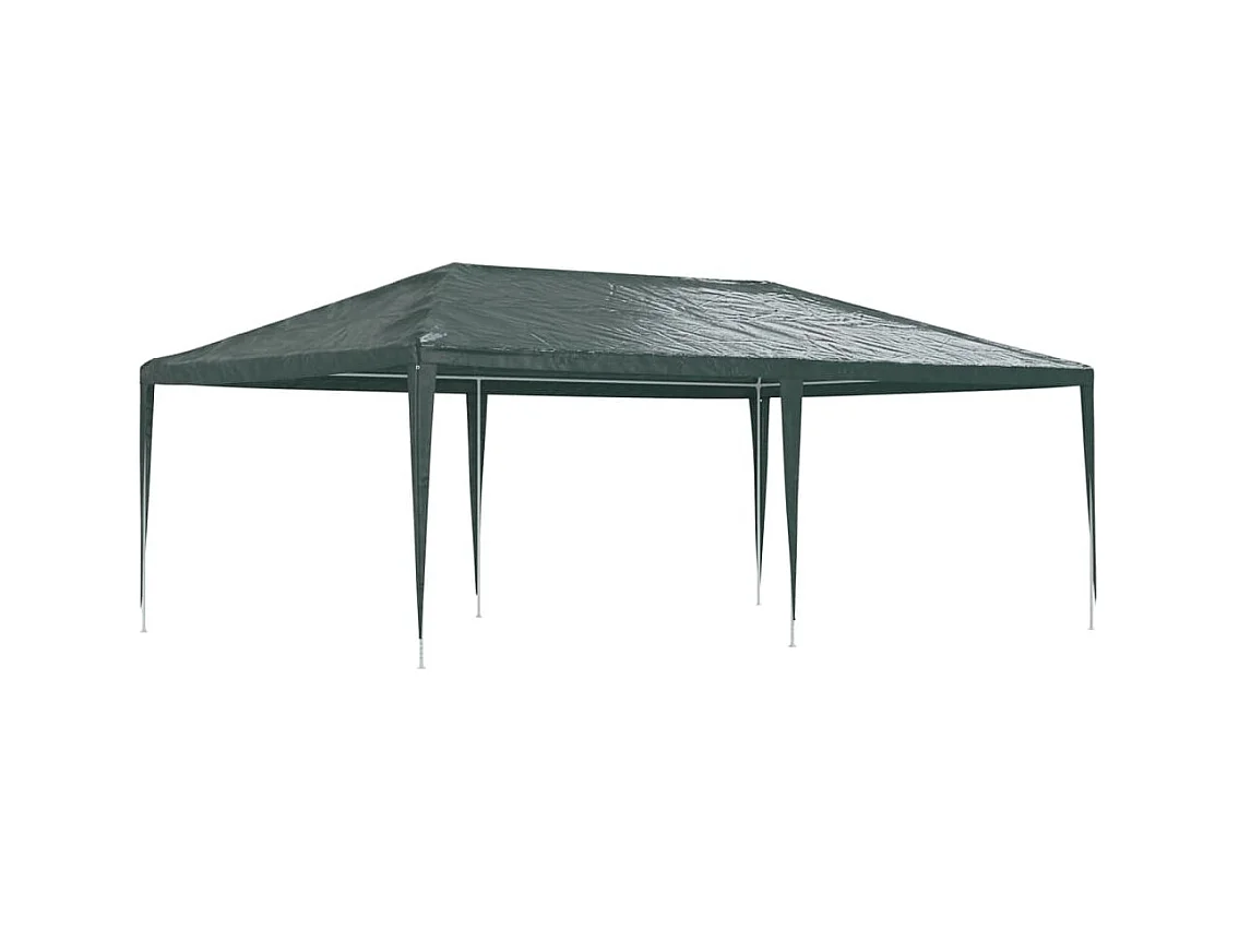 Tente de réception professionnelle 4x6 m Vert 90 g/m²