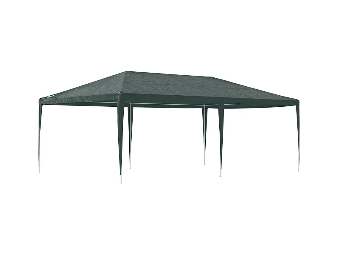 Tente de réception professionnelle 4x6 m Vert 90 g/m²