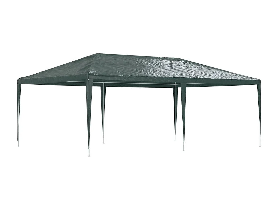 Tente de réception professionnelle 4x6 m Vert 90 g/m²