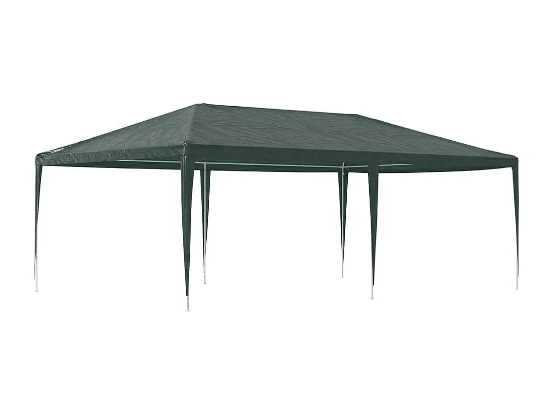 Tente de réception professionnelle 4x6 m Vert 90 g/m²