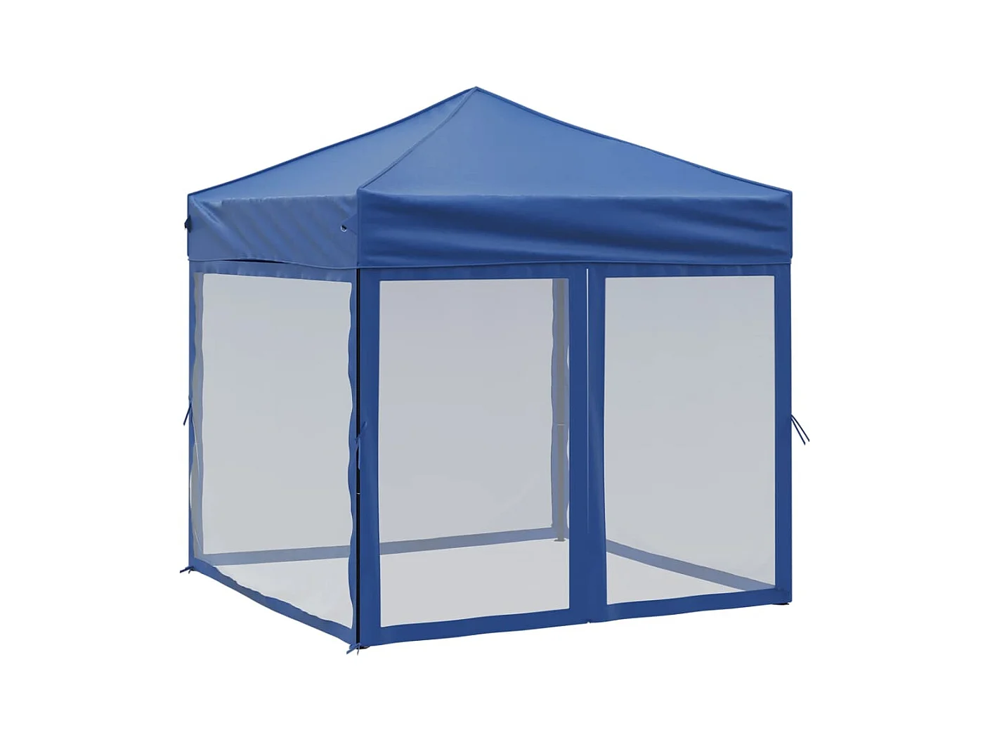 Tenda pieghevole per ricevimenti con pareti Blu 2x2 m
