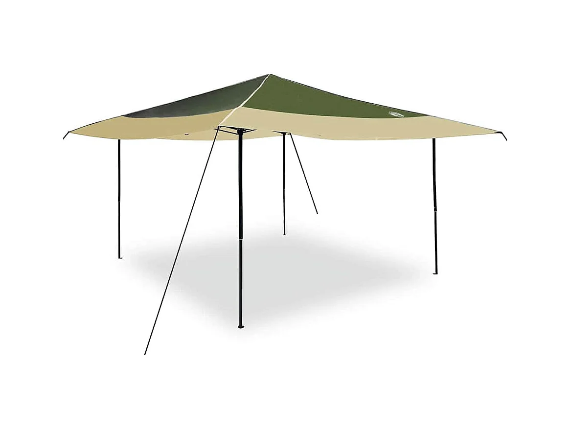 Tente à auvent pop-up Vert 400 x 400 cm tissu