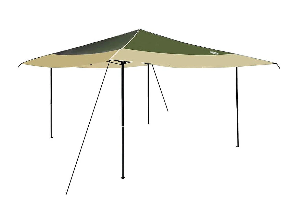 Tente à auvent pop-up Vert 400 x 400 cm tissu