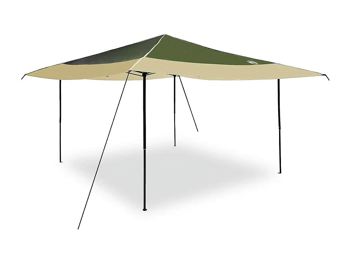 Tente à auvent pop-up Vert 400 x 400 cm tissu