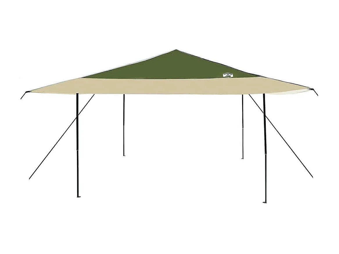 Tente à auvent pop-up Vert 400 x 400 cm tissu