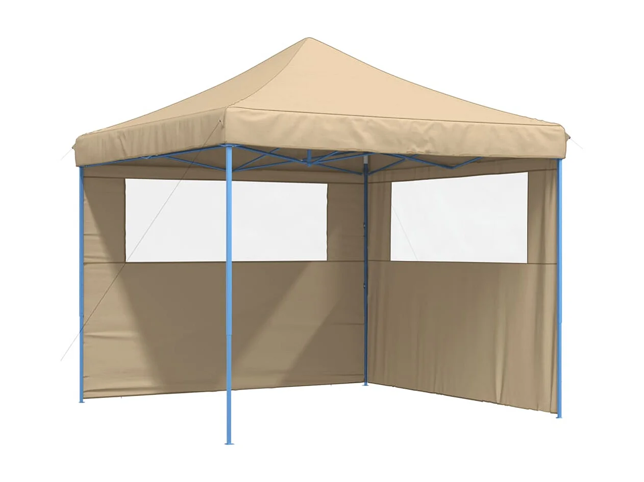 Carpa de recepción plegable emergente con 2 paredes laterales