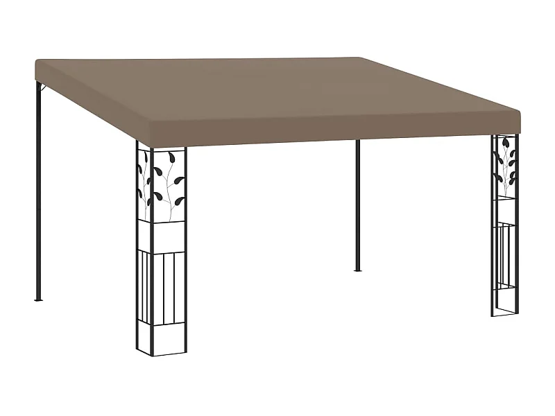 Belvédère mural 4x3x2,5 m Taupe