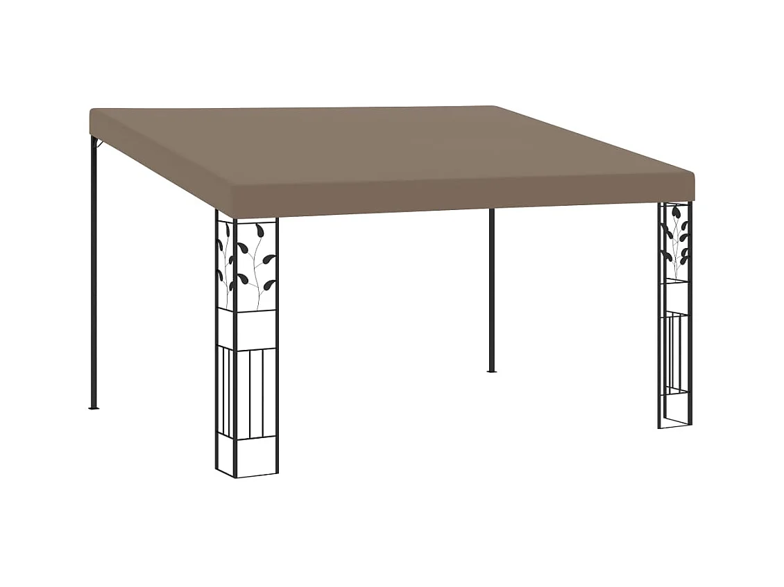 Belvédère mural 4x3x2,5 m Taupe