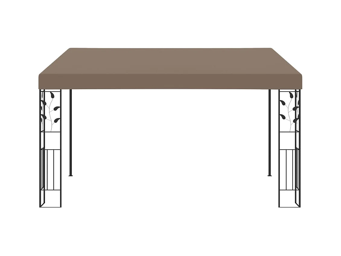 Belvédère mural 4x3x2,5 m Taupe