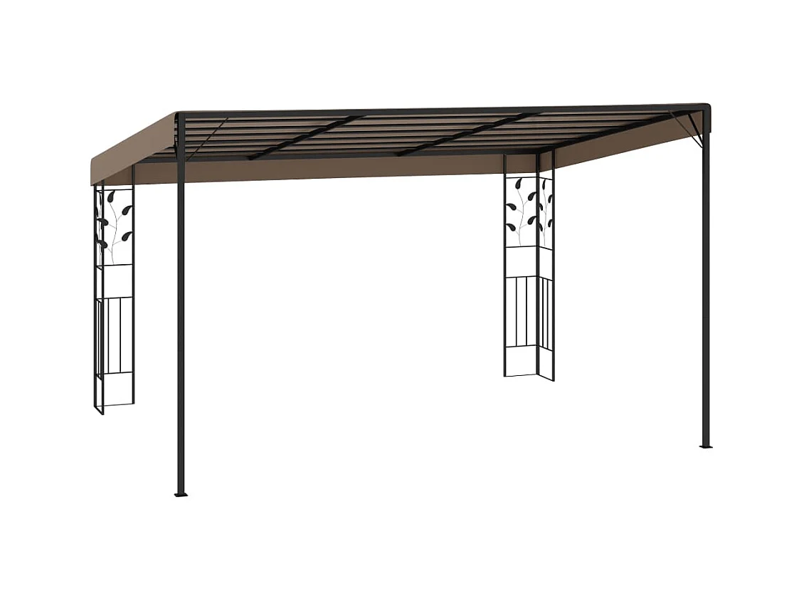 Belvédère mural 4x3x2,5 m Taupe