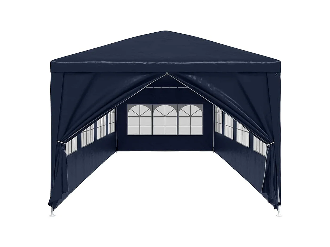 Gazebo da giardino 3x12 m blu
