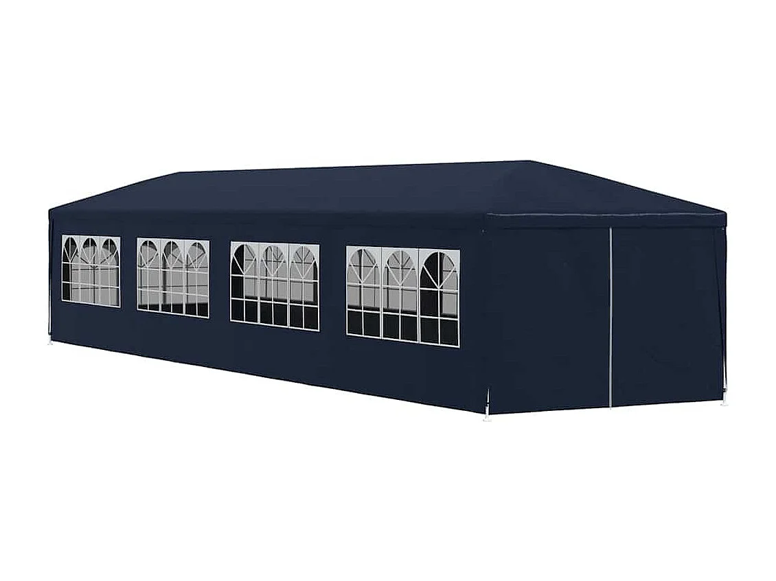 Gazebo da giardino 3x12 m blu