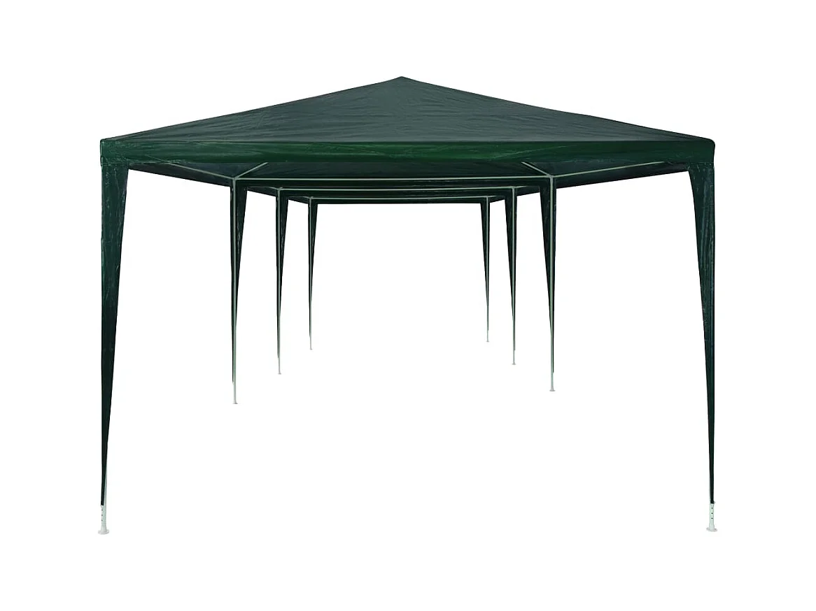 Carpa de recepción 3x9 m PE Verde