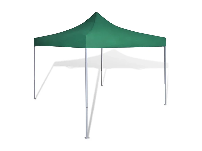 Carpa plegable verde 3 x 3 m