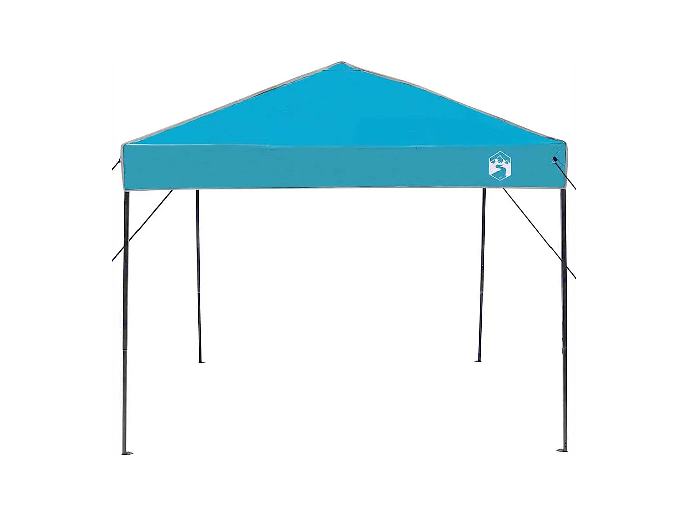 Tente à auvent pop-up Bleu 250 x 250 cm tissu