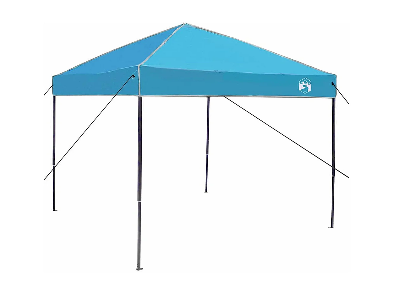 Tente à auvent pop-up Bleu 250 x 250 cm tissu