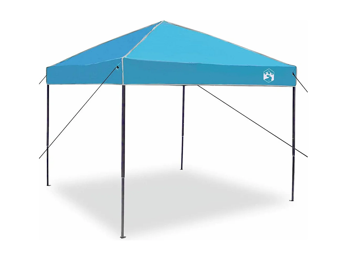 Tente à auvent pop-up Bleu 250 x 250 cm tissu