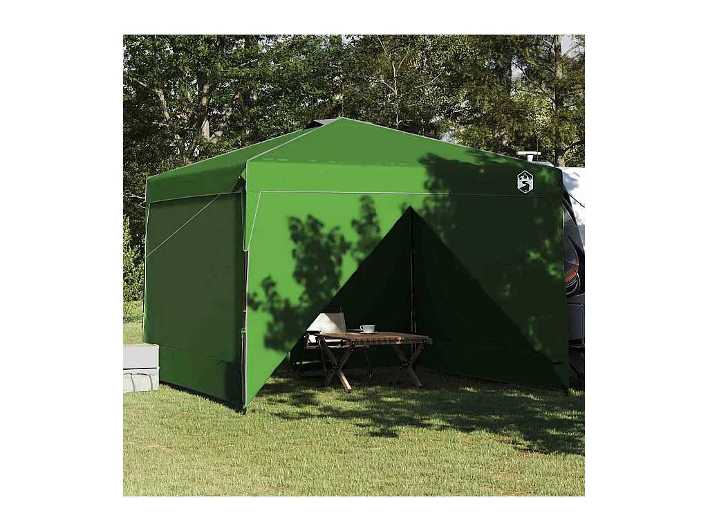 Tente à auvent pop-up Vert 300 x 300 cm tissu