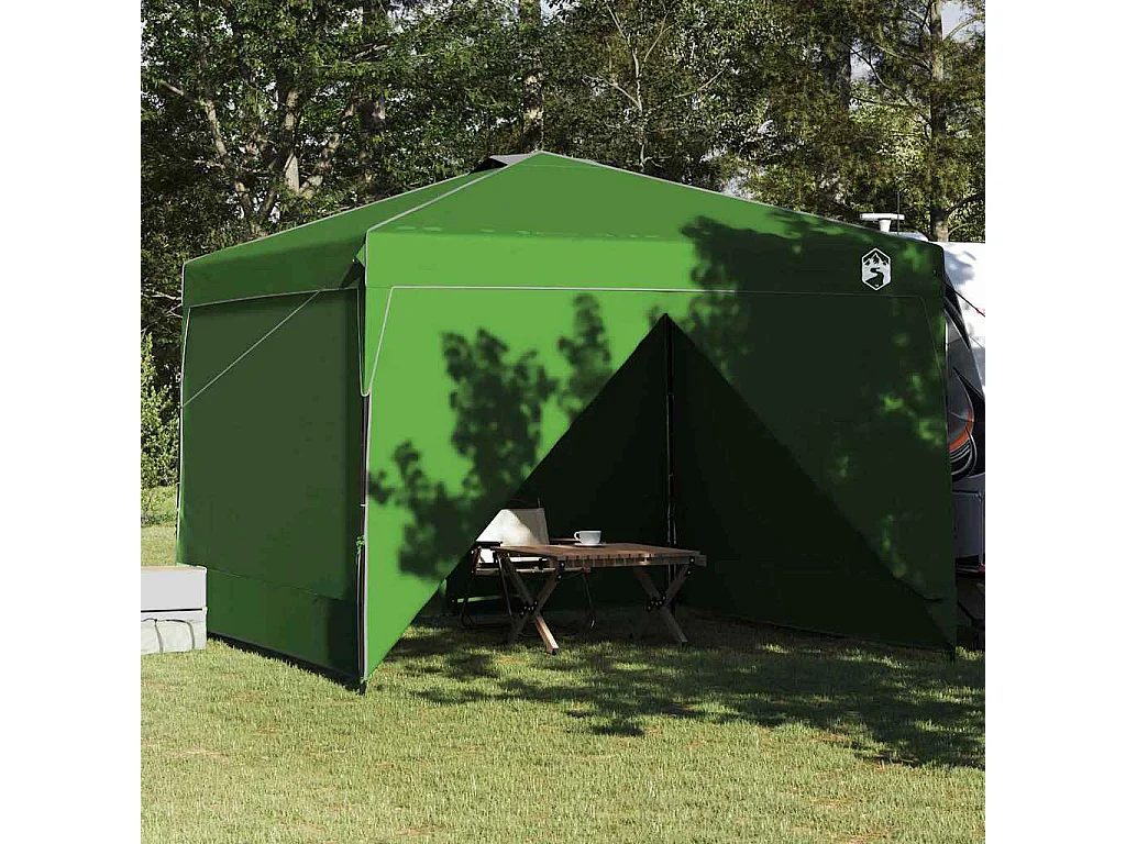 Tente à auvent pop-up Vert 300 x 300 cm tissu