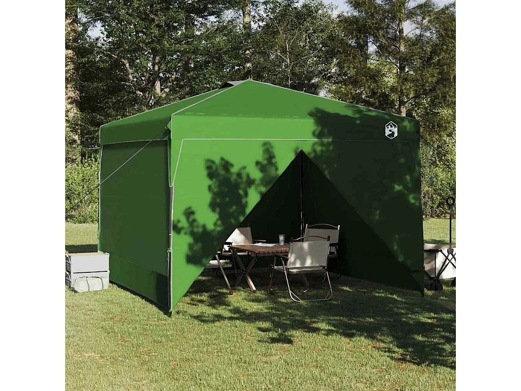Tente à auvent pop-up Vert 300 x 300 cm tissu