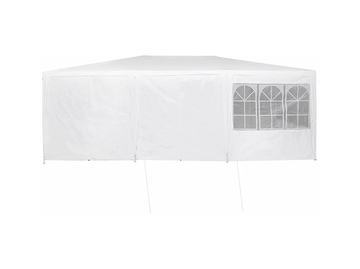Tente de fête Blanc 600 x 400 x 266 cm Polyester et Acier