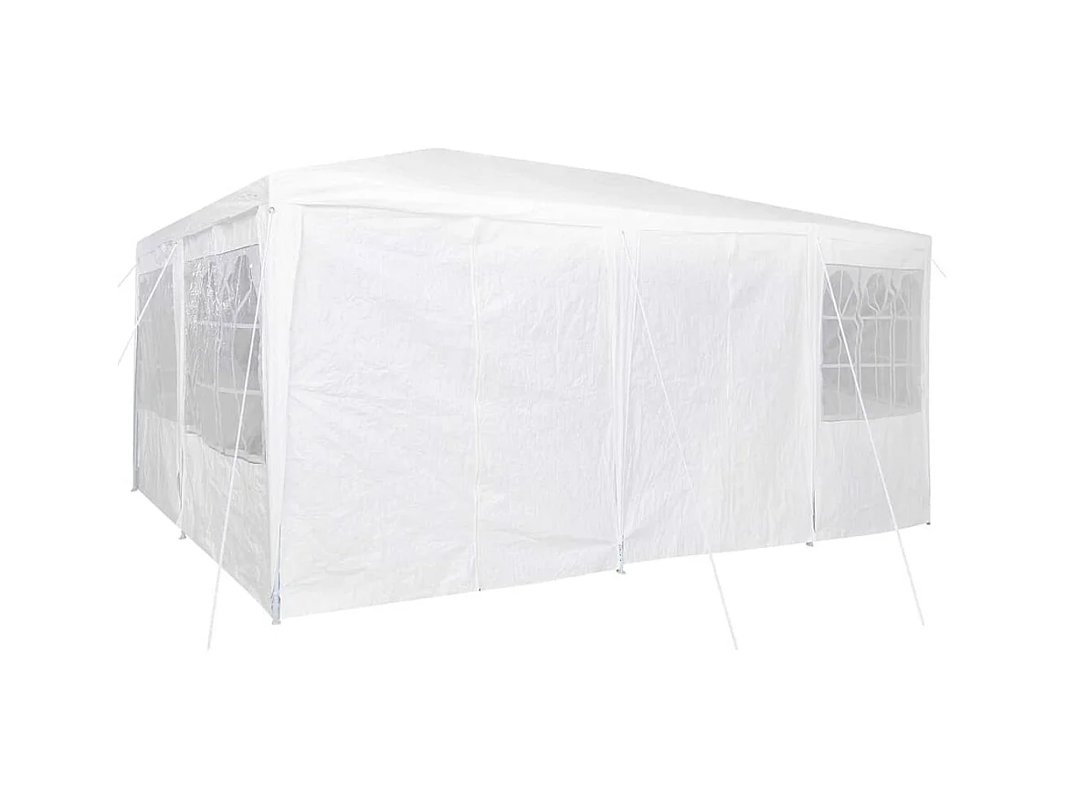 Tente de fête Blanc 600 x 400 x 266 cm Polyester et Acier