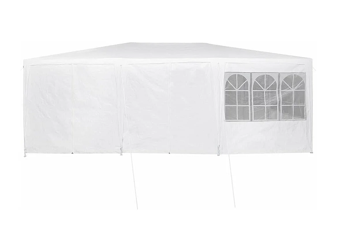 Tente de fête Blanc 600 x 400 x 266 cm Polyester et Acier