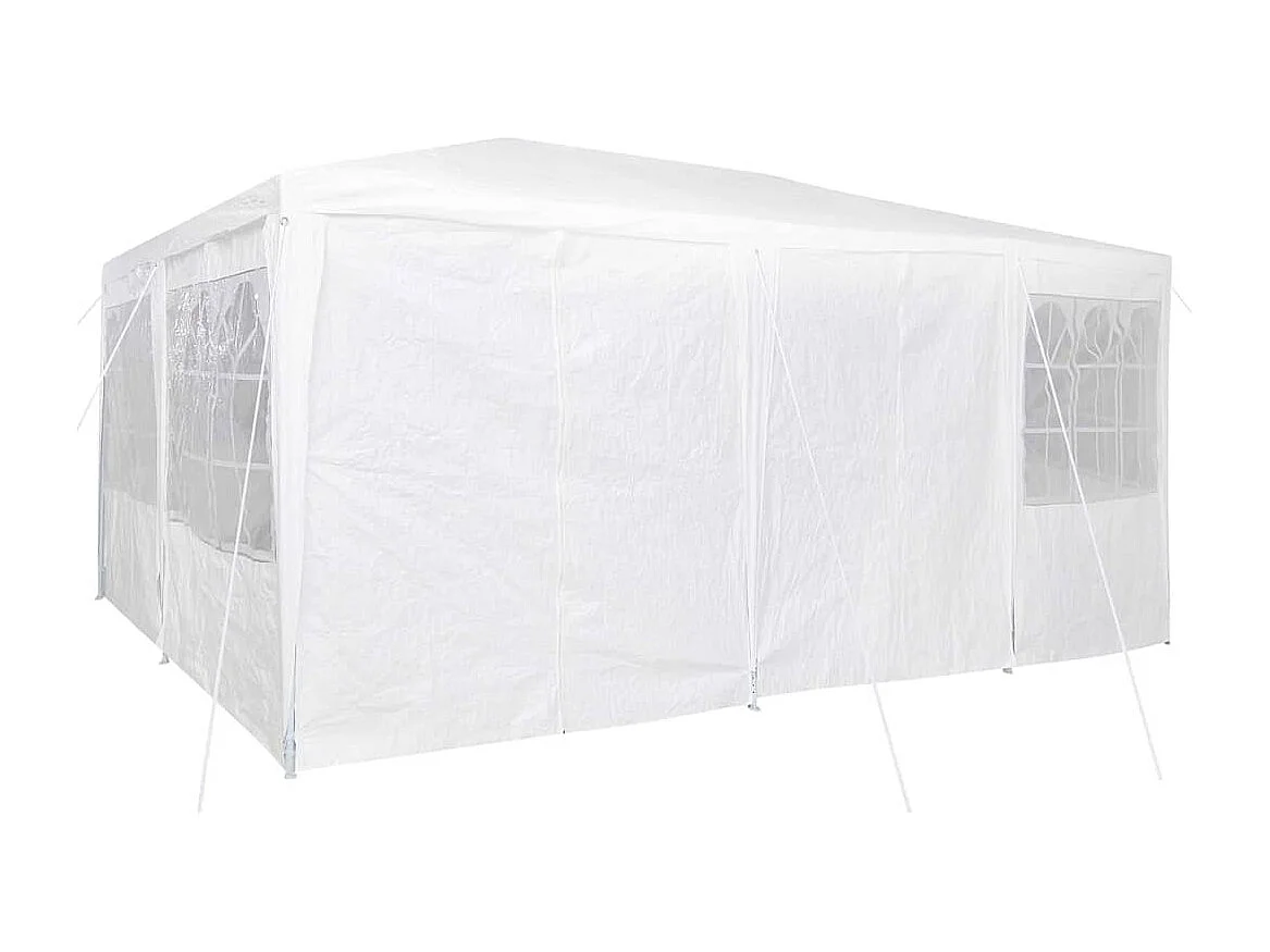 Tente de fête Blanc 600 x 400 x 266 cm Polyester et Acier